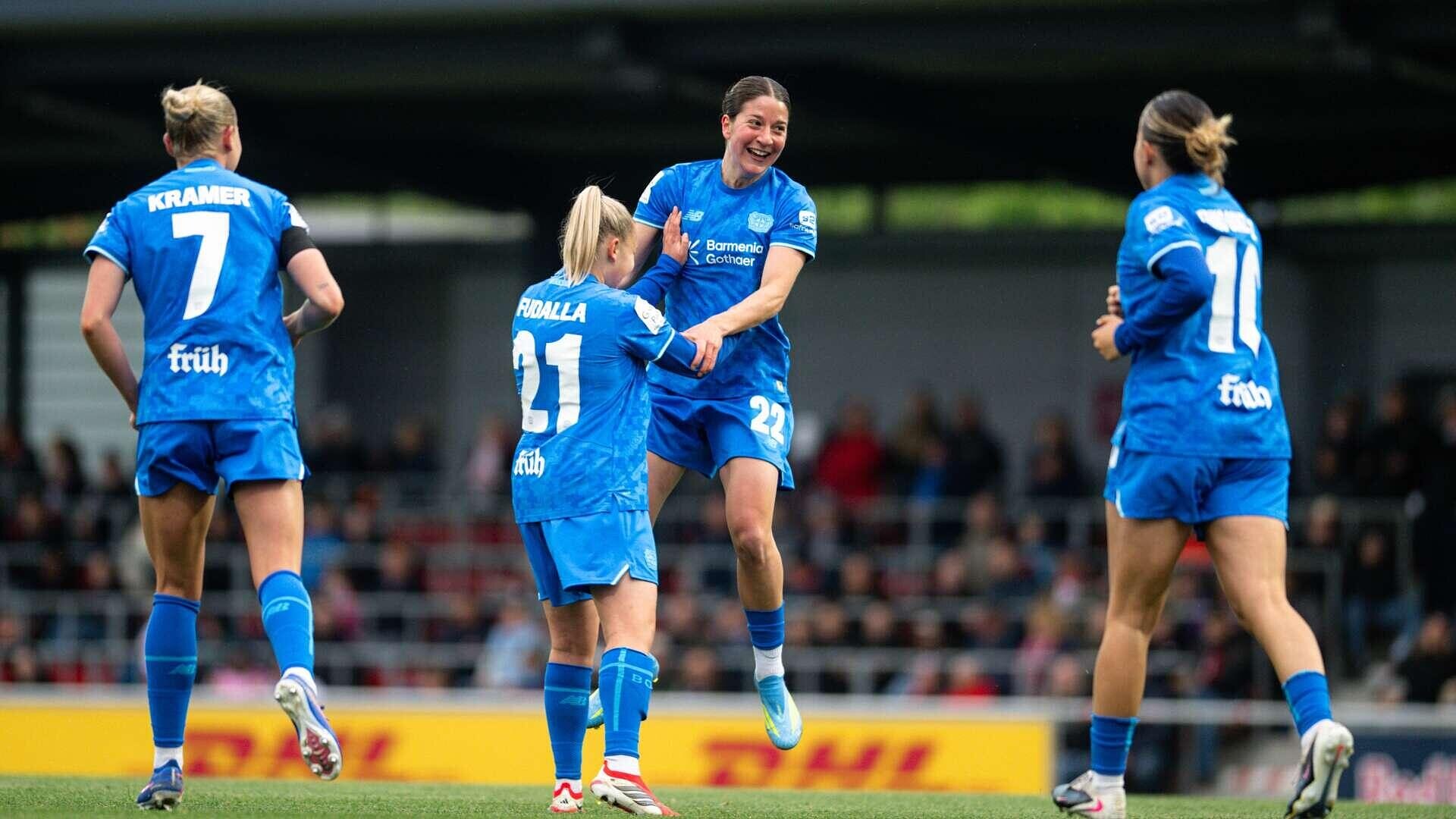 Frauen wahren durch Sieg in Leipzig Champions-League-Chance | 25. Spieltag