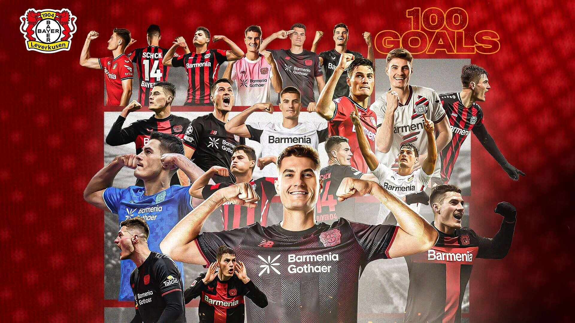 100 Tore in 207 Spielen: ALLE Tore von Patrik Schick für Bayer 04