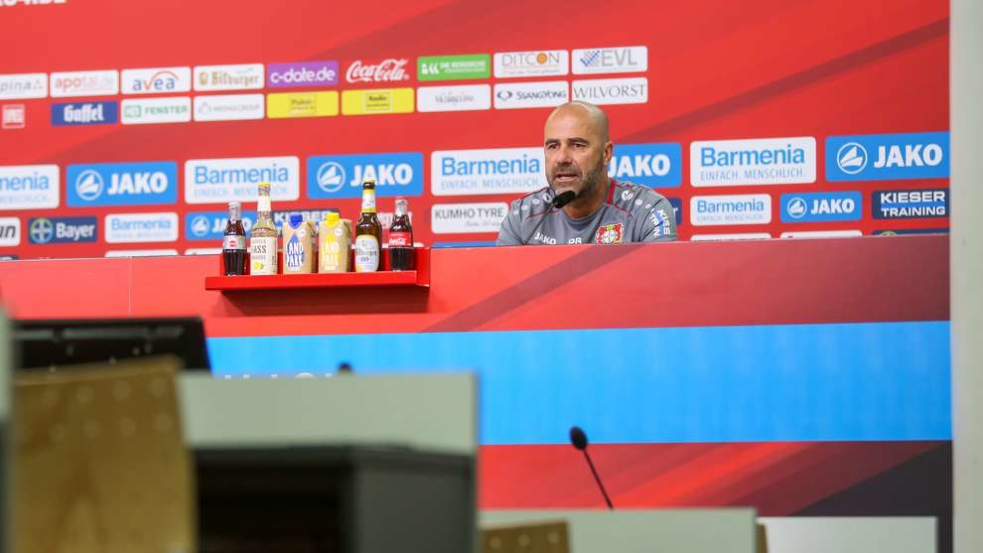 Die Pressekonferenz vor dem Spiel gegen FC Schalke 04