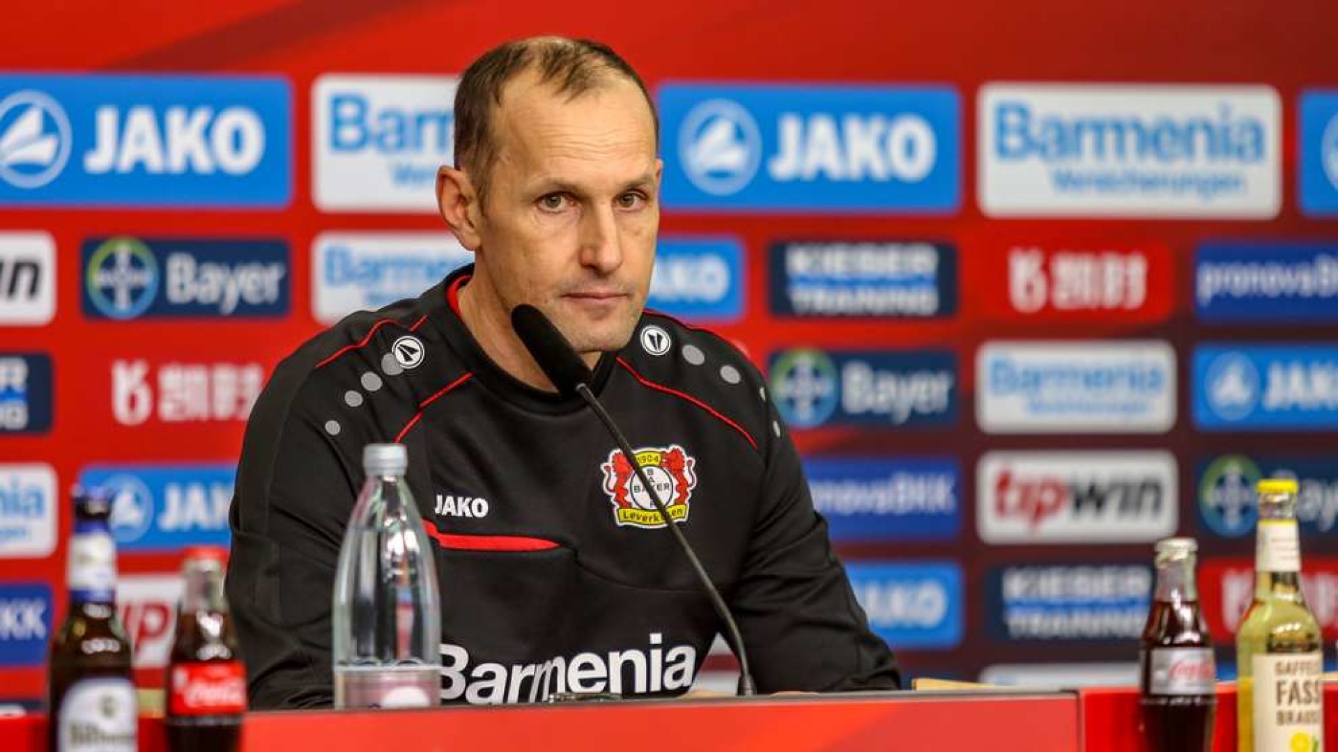 Die Pressekonferenz vor dem Spiel gegen den FC Augsburg