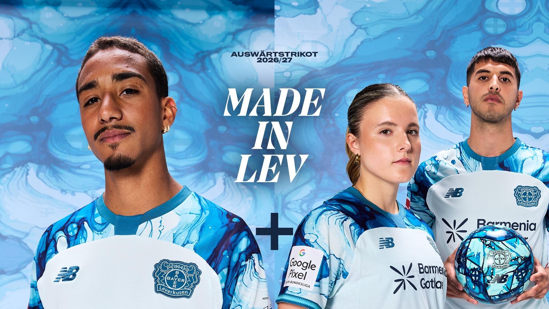 Made in LEV: Das Auswärtstrikot 2026/27