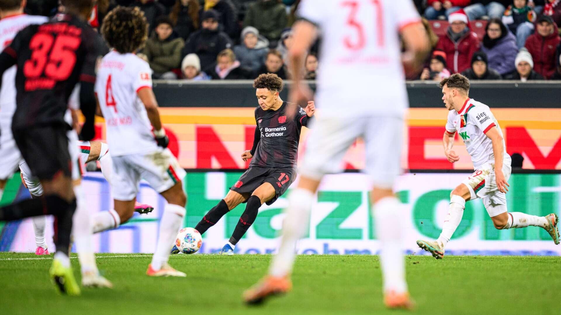 Bemühte Werkself bleibt unbelohnt gegen disziplinierten FCA | 13. Spieltag