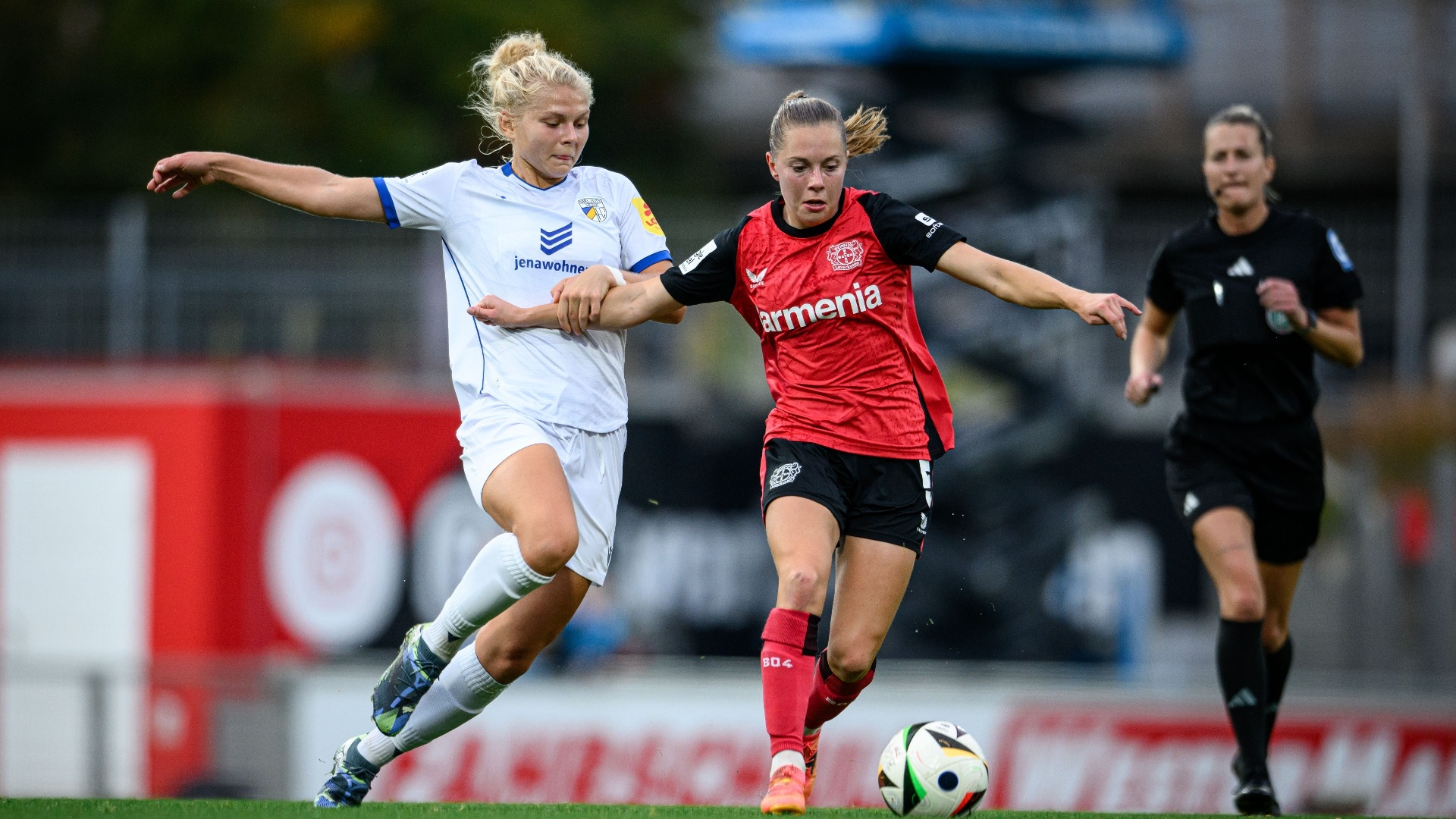 Next floodlit home win for Bayer 04 Women against Jena | 5th matchday