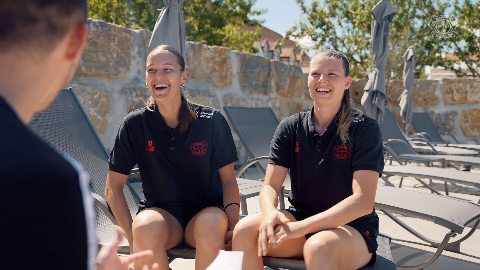 Österreichisches Werkself-Duo Mädl und Wenger: „Mit dem Team zusammenwachsen“