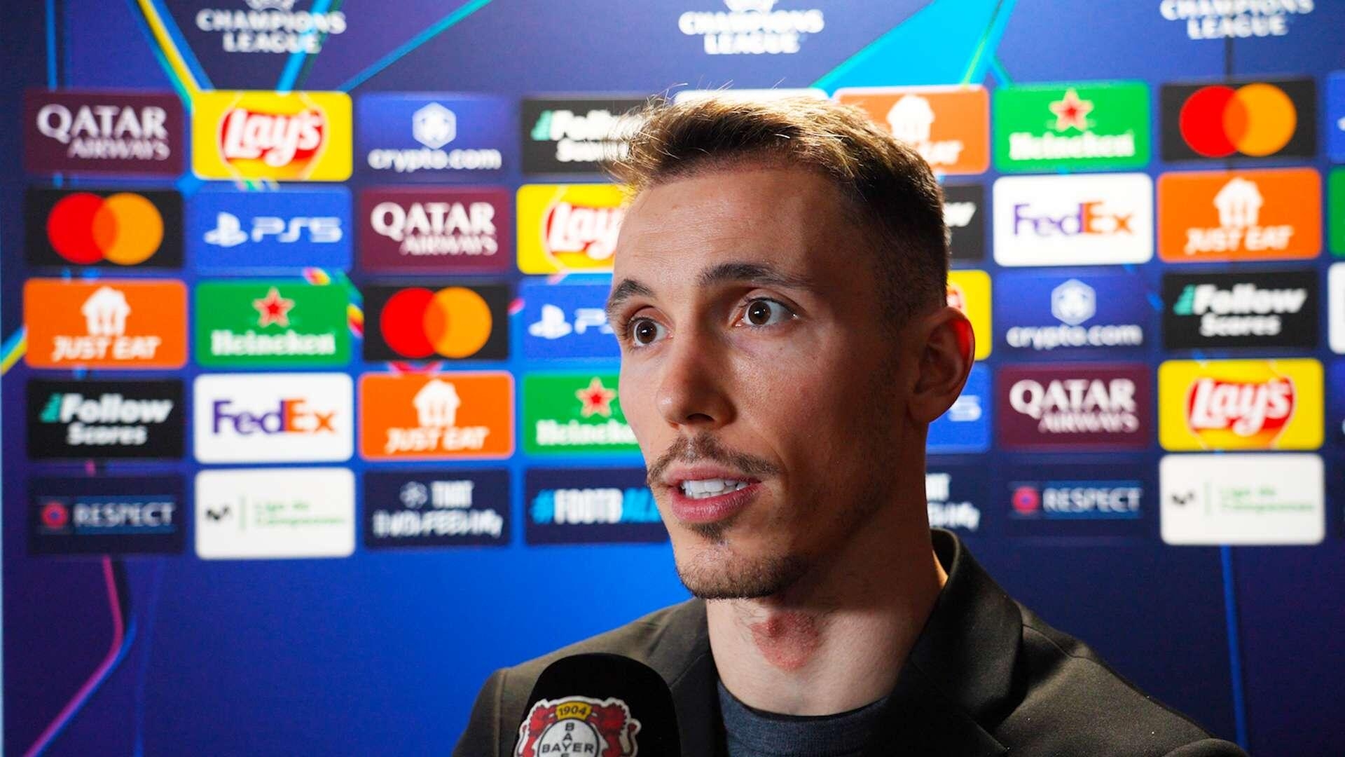 Grimaldo: „Uns erwartet ein hartes Spiel in Madrid“ | 7. Spieltag UCL