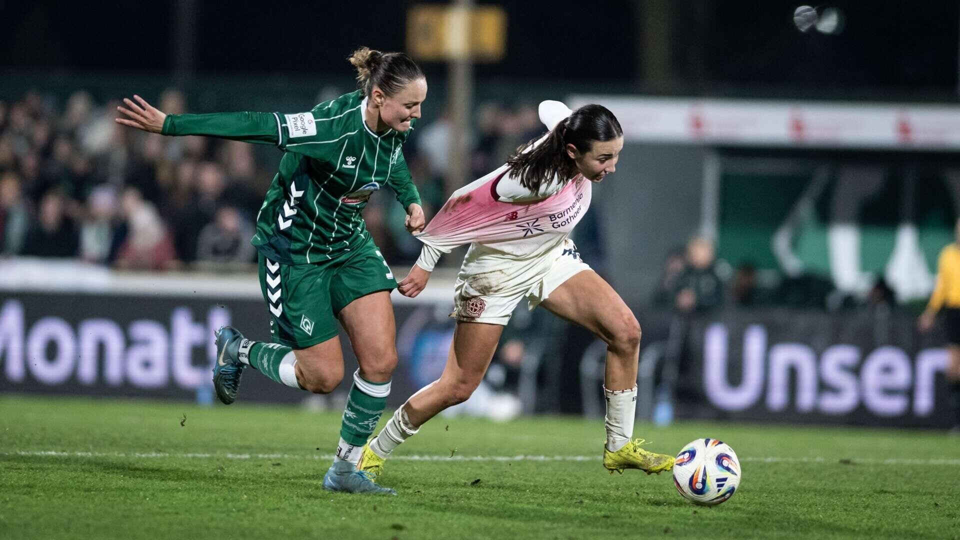 Zu wenig Torgefahr: Frauen verlieren Top-Spiel in Bremen | 13. Spieltag