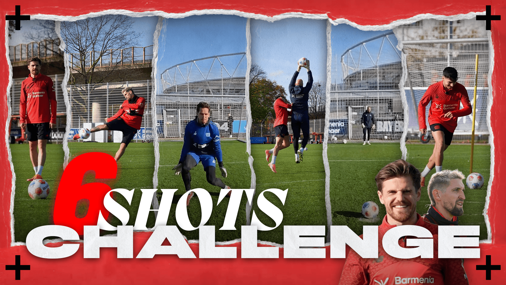 Die Bayer 04 Six Shot Challenge! | Deutschland gegen Argentinien!