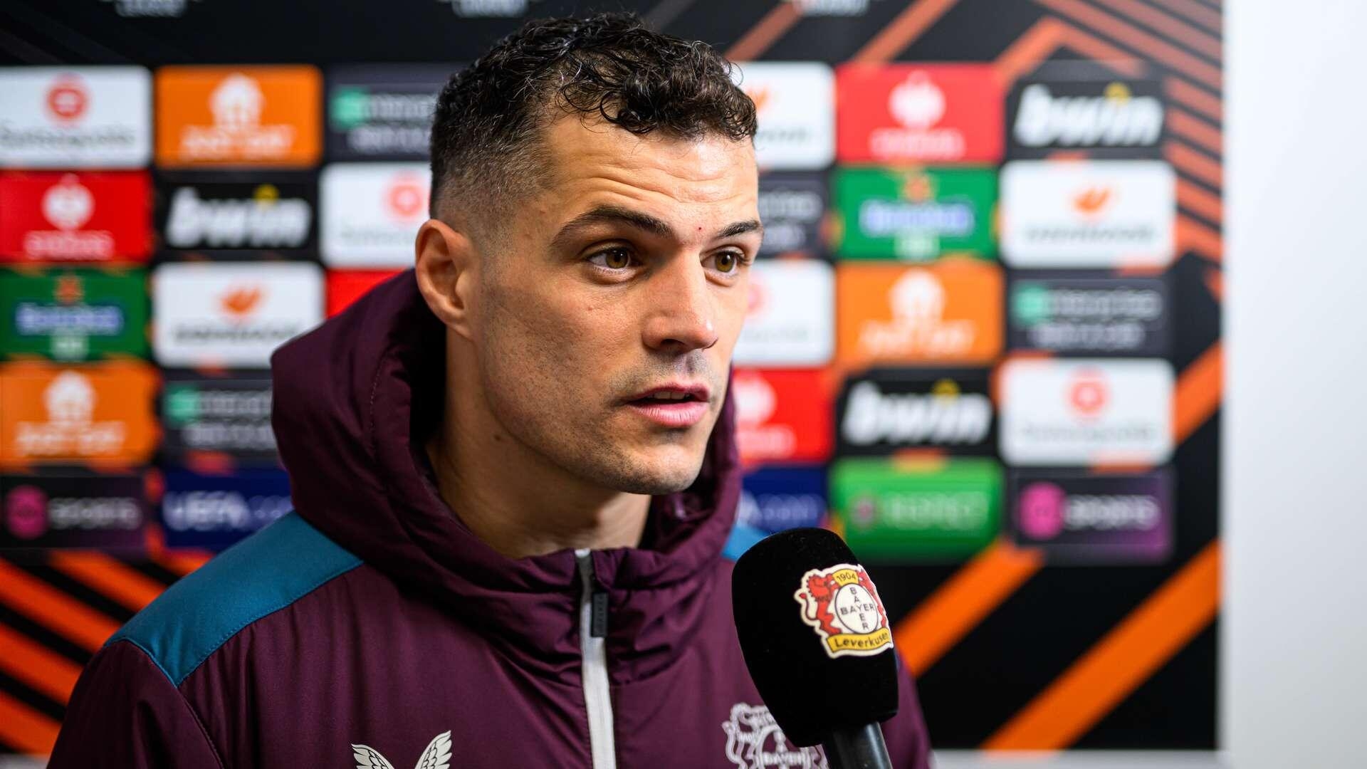 Xhaka: "Die zweite Halbzeit zeigt erneut unseren Charakter" | Viertelfinale UEL