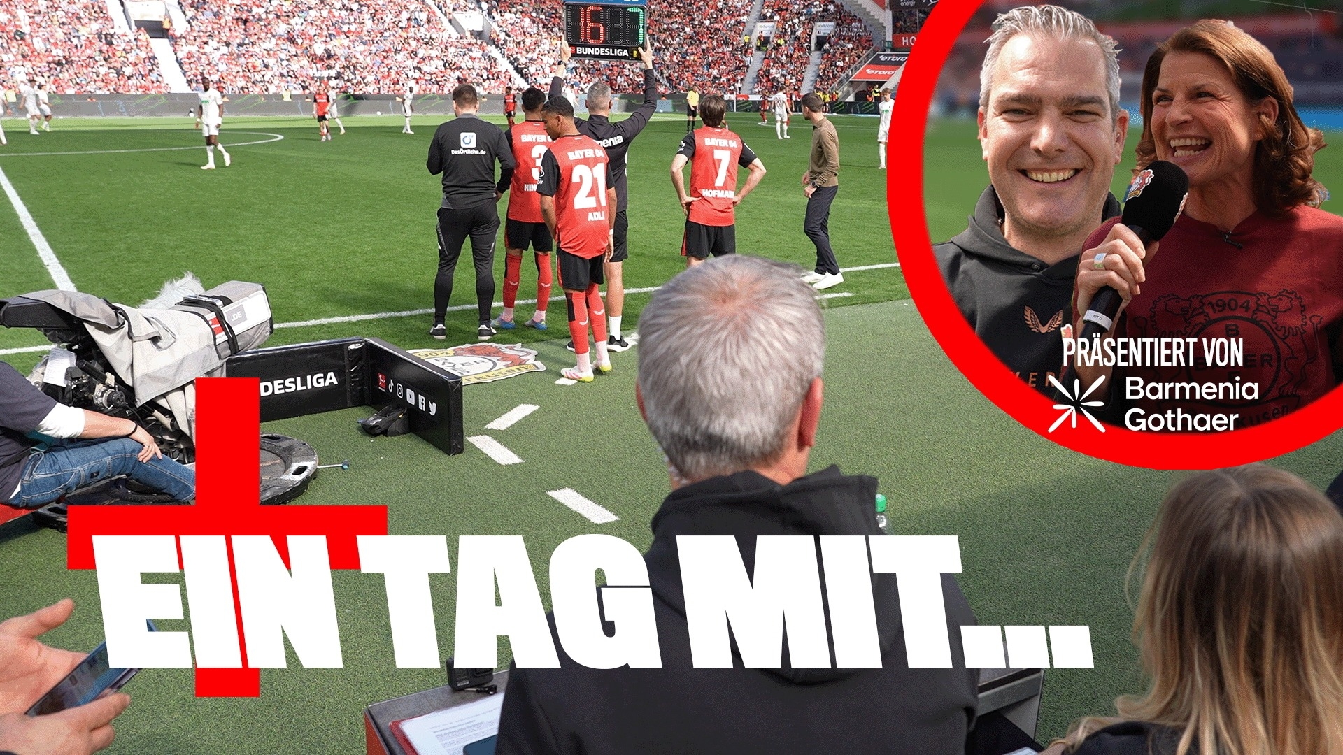 Ein Tag mit Pitti & Tobi! Heimsieg mit dem Bayer 04-Stadionsprecher-Duo | präsentiert von BarmeniaGothaer