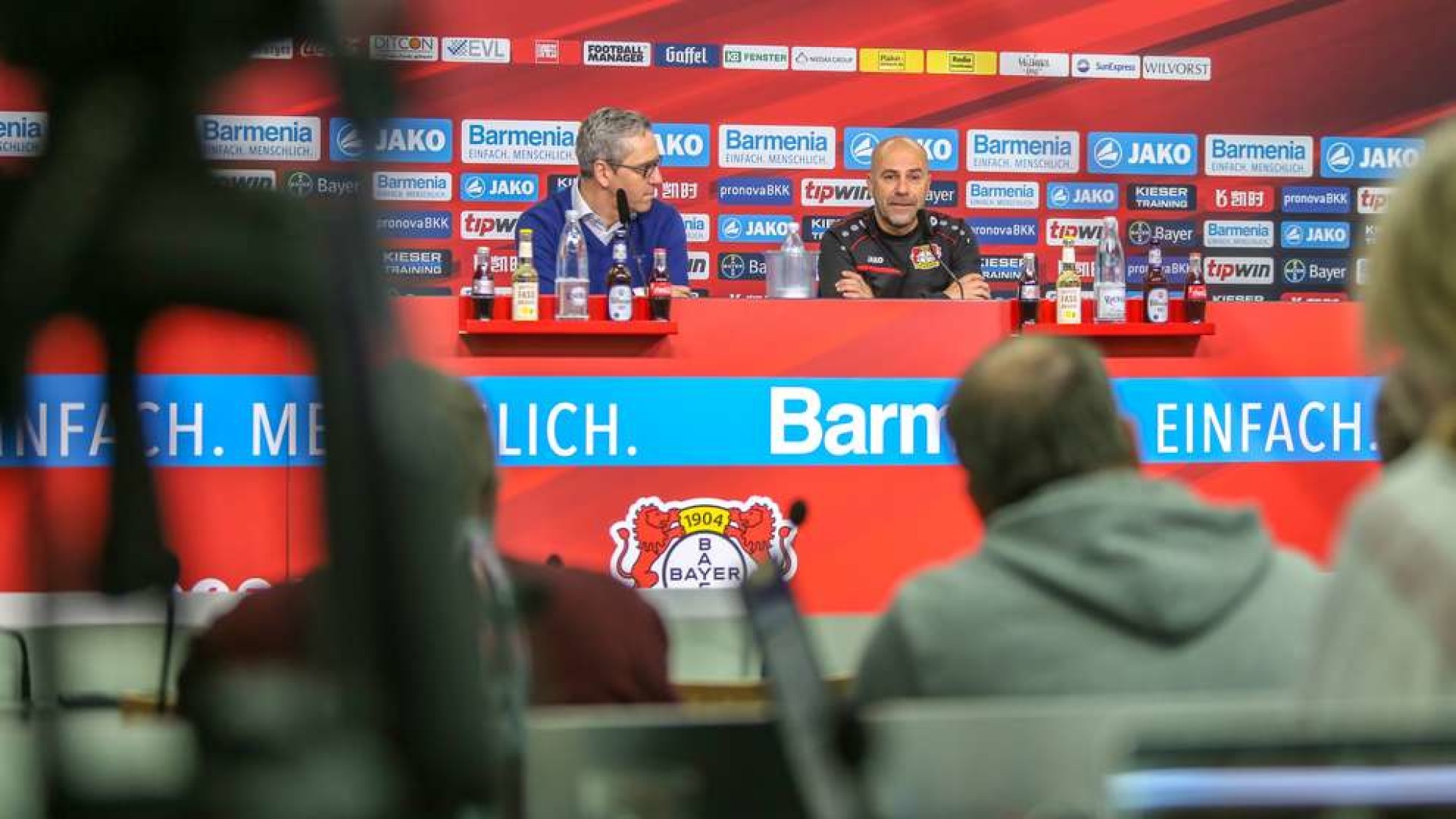 Die PK vor dem Heimspiel gegen RB Leipzig