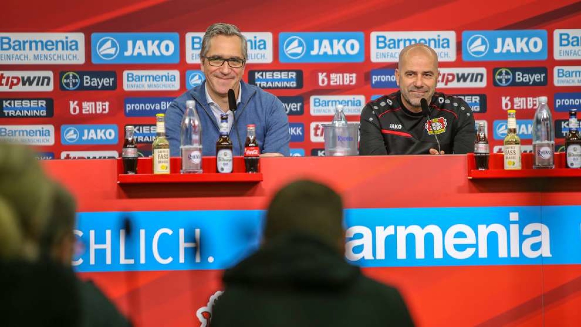 Die Pressekonferenz vor dem Heimspiel gegen Freiburg