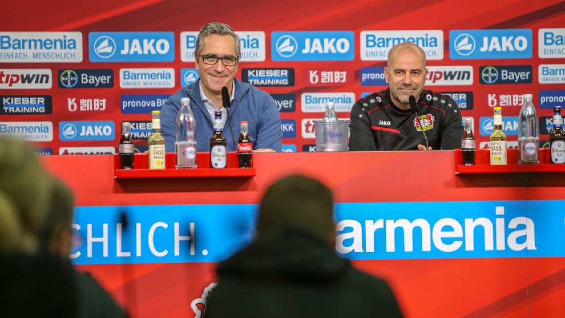 Die Pressekonferenz vor dem Heimspiel gegen Freiburg