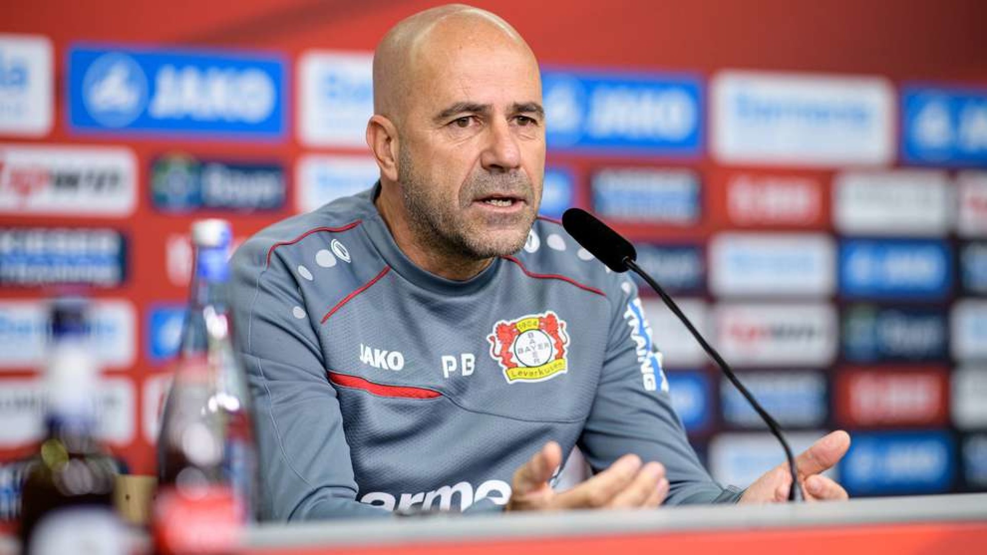 Die Pressekonferenz vor dem Spiel gegen Leipzig