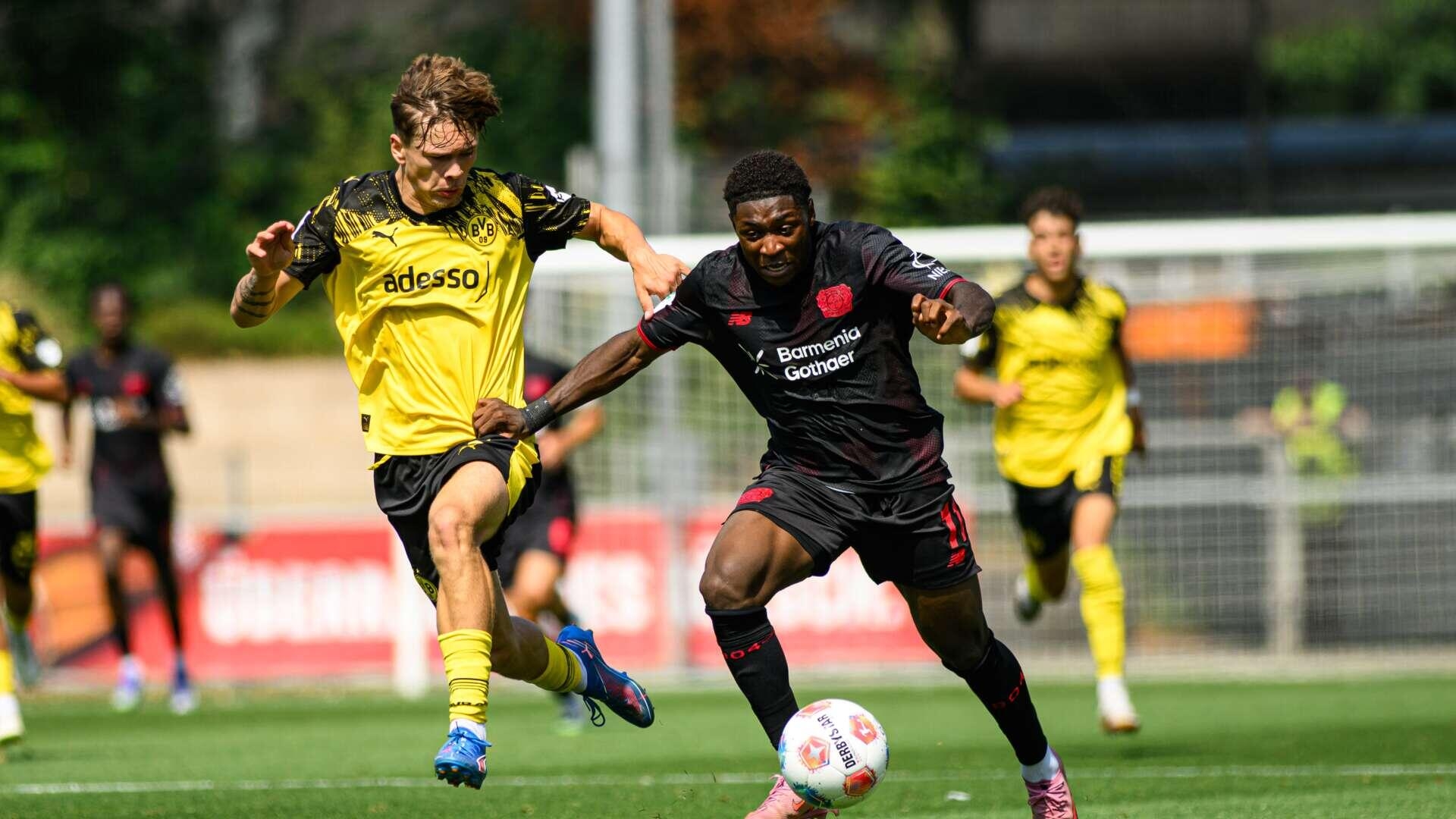 Dezimierte U19 verliert 0:2 gegen Borussia Dortmund