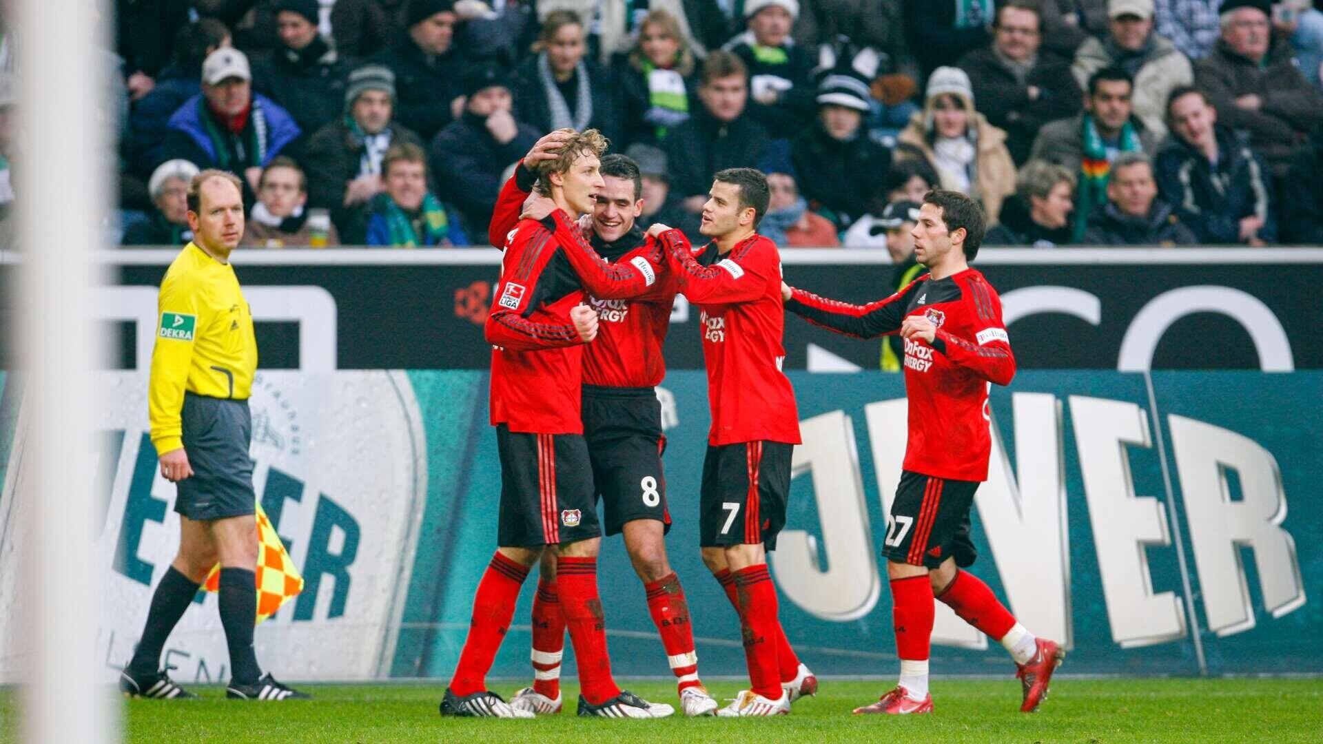 2008 in Mönchengladbach: Zwei Tore von Kießling und starke Paraden von René Adler