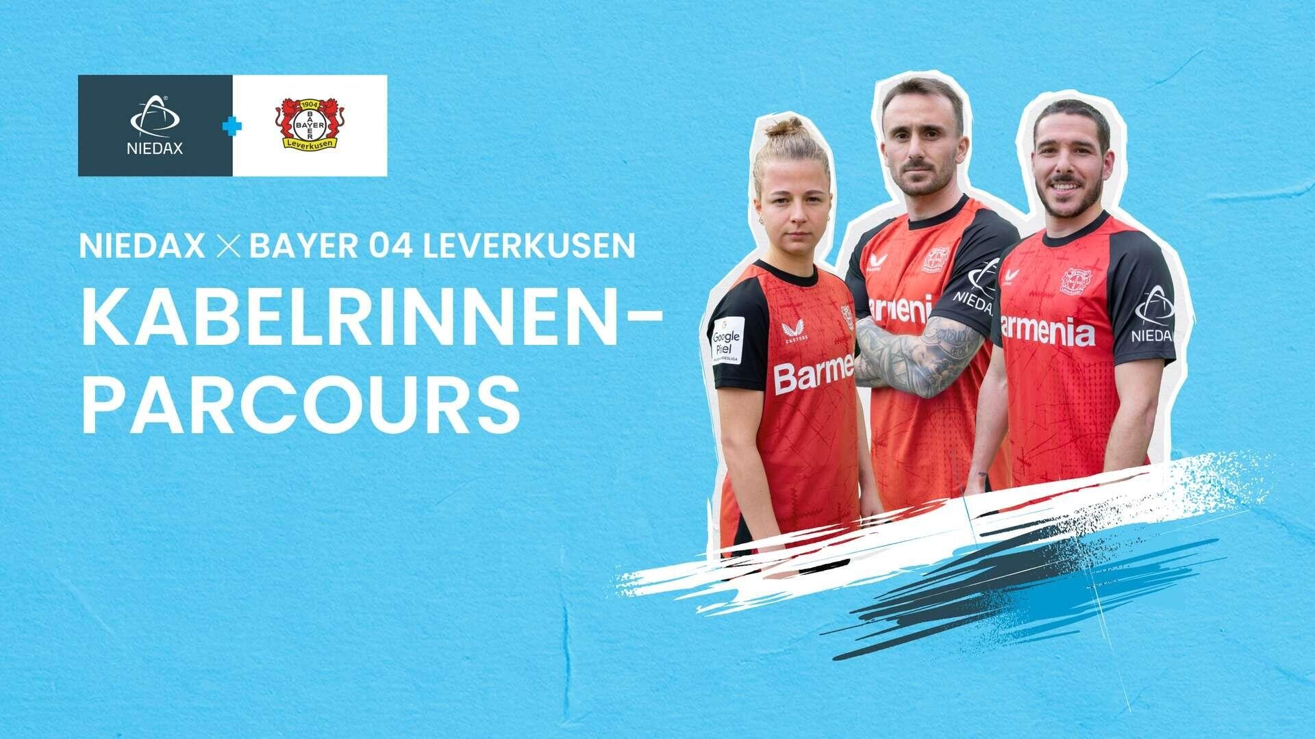 „Niedax Parcours Challenge“ mit Aleix Garcia, Emiliano Buendía und Kristin Kögel