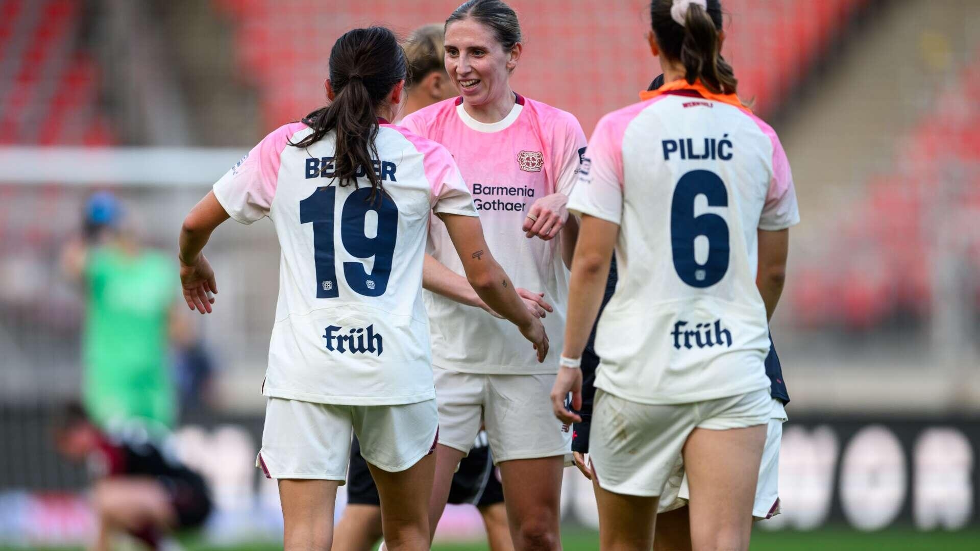 Bender trifft in der Nachspielzeit: Bayer 04-Frauen gewinnen in Nürnberg | 3. Spieltag