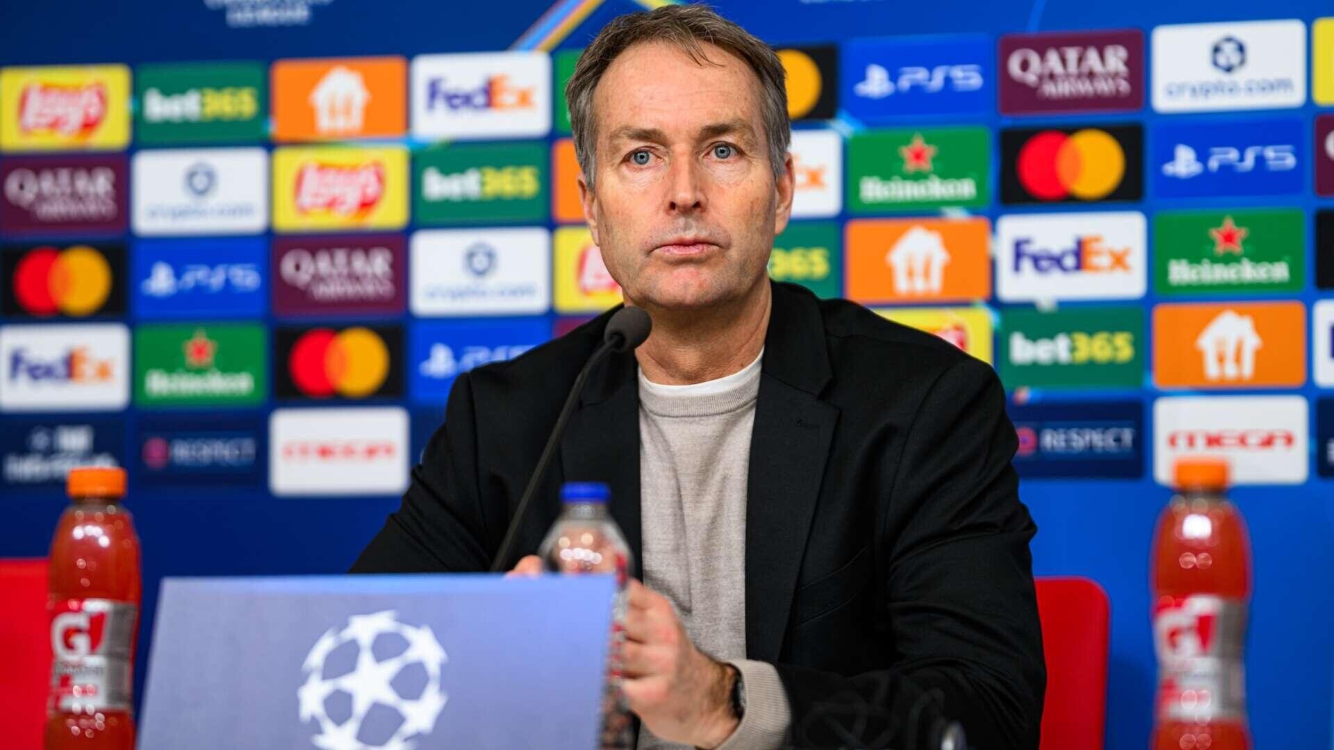 Pressekonferenz nach der 0:2-Niederlage mit Kasper Hjulmand