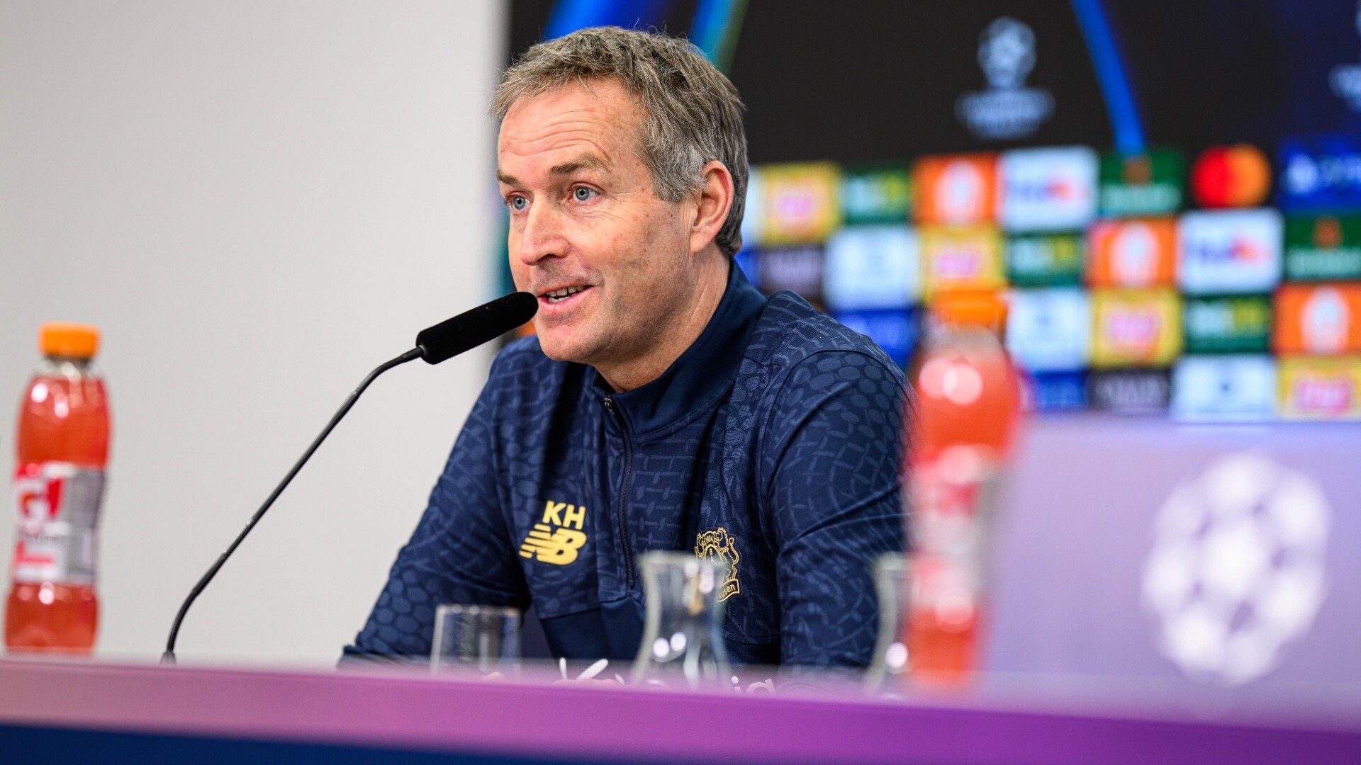 Die PK mit Hjulmand und Blaswich vor dem Rückspiel gegen Piräus | Play-offs UCL