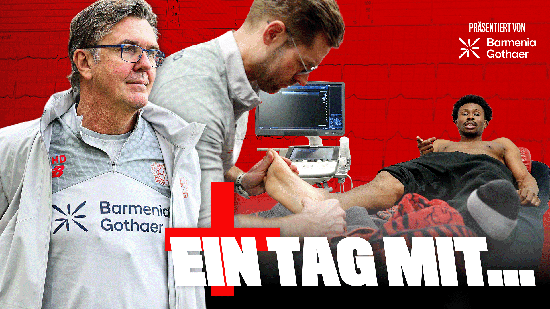 Ein Tag mit dem Bayer 04-Ärzteteam: Medizincheck, Reha & Training | präsentiert von BarmeniaGothaer