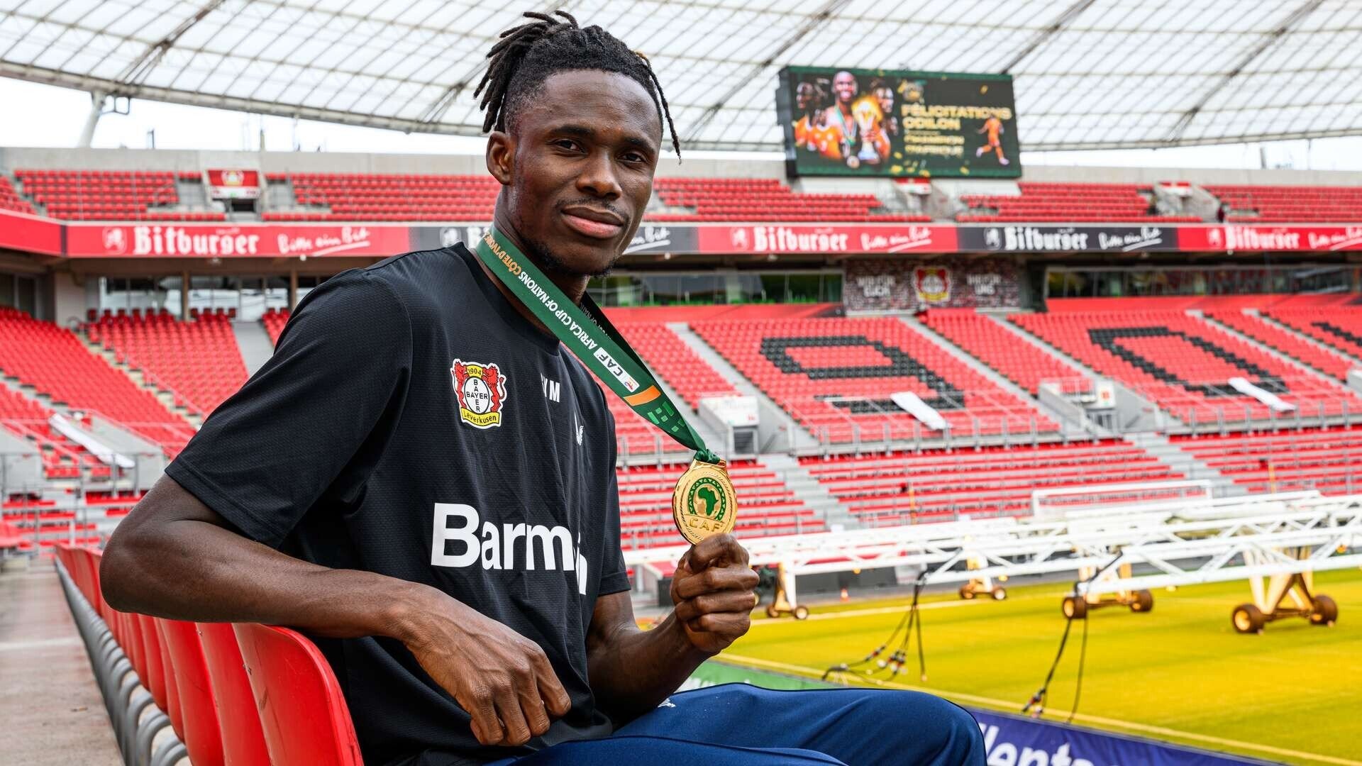 Odilon Kossounou zurück in Leverkusen: Afrika-Cup-Sieger im Interview