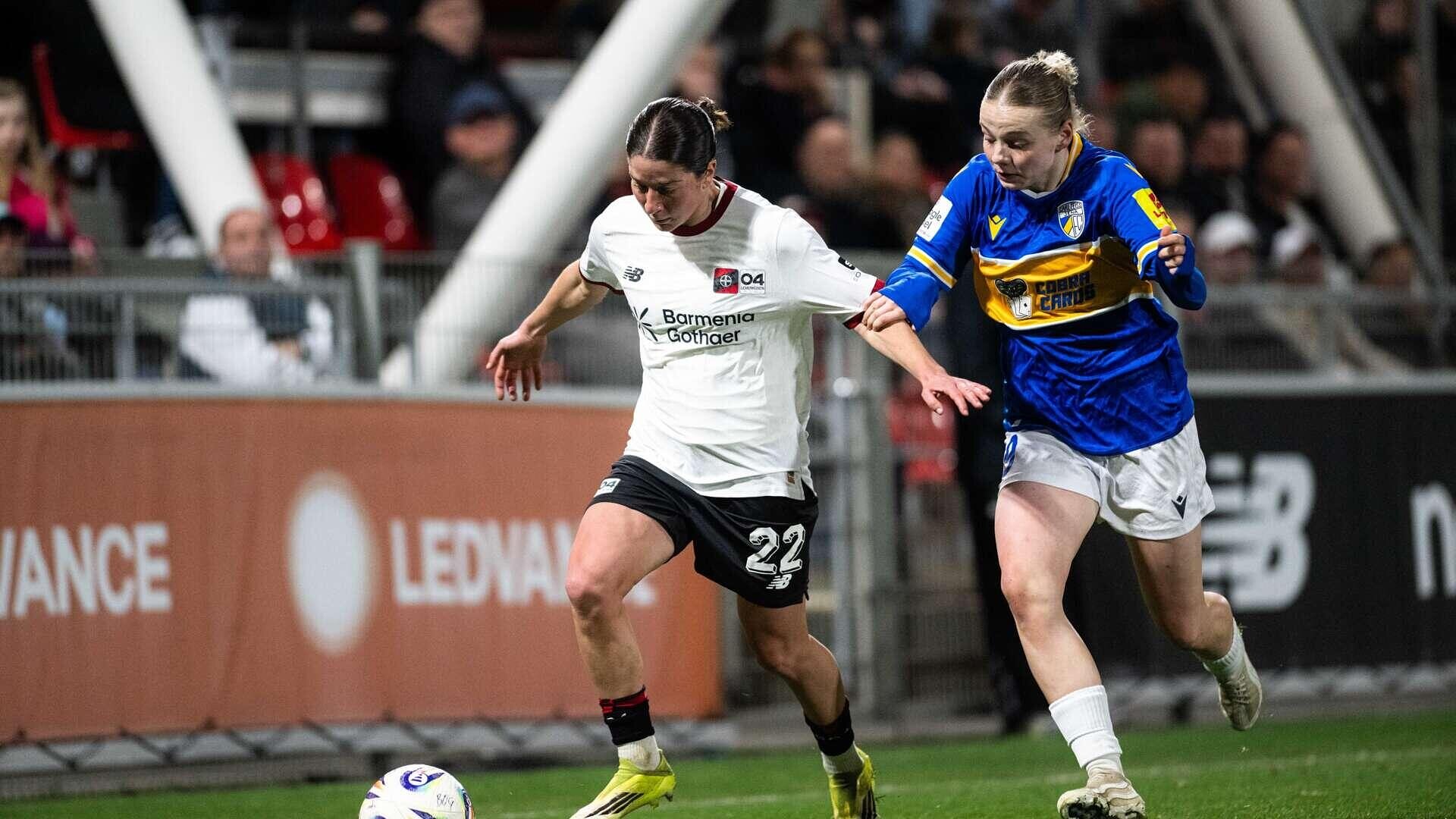 Piljic per Dropkick ins Glück: Bayer 04-Frauen schlagen Jena | 21. Spieltag