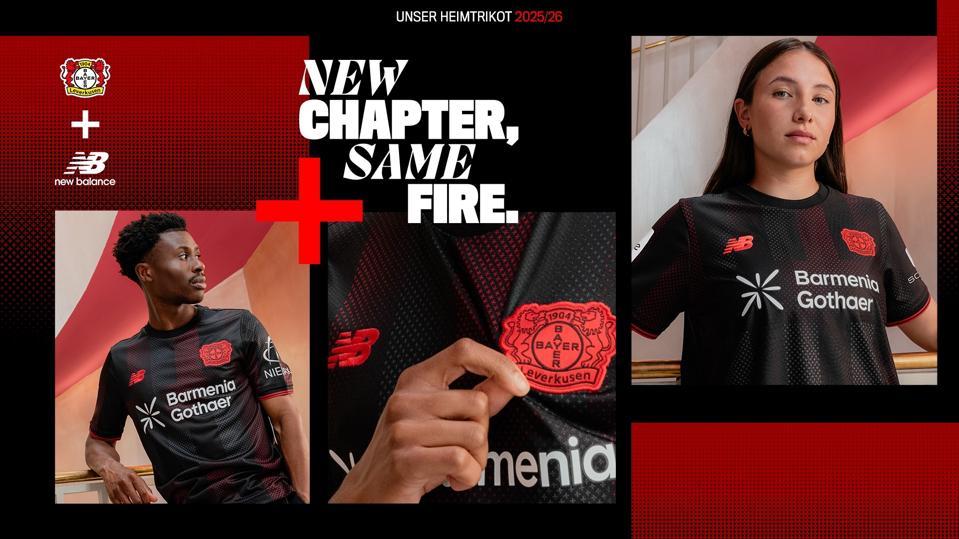New Chap­ter, Same Fire: Das neue Heim­tri­kot der Werks­elf