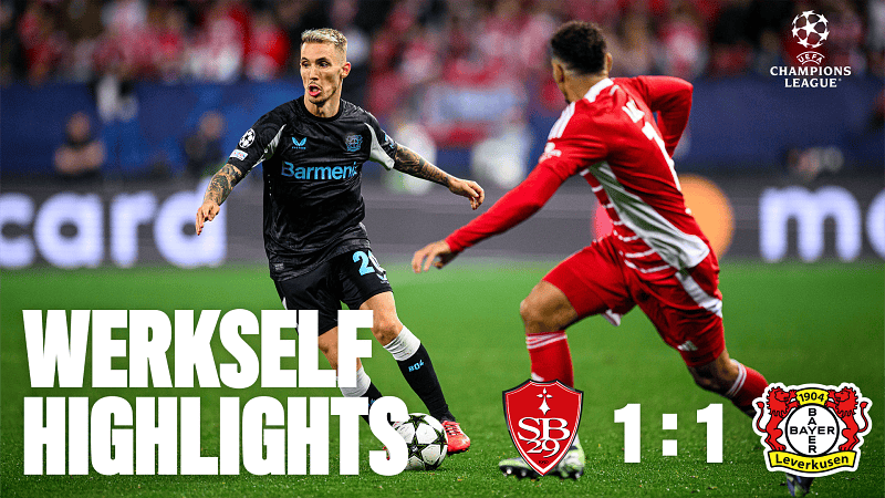 Florian Wirtz zaubert wieder - Brest gelingt Traumtor | 3. Spieltag UCL