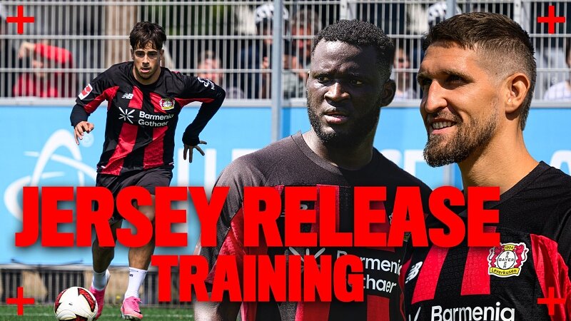 Training vor Fans: Victor Boniface & Co präsentieren das neue Heimtrikot