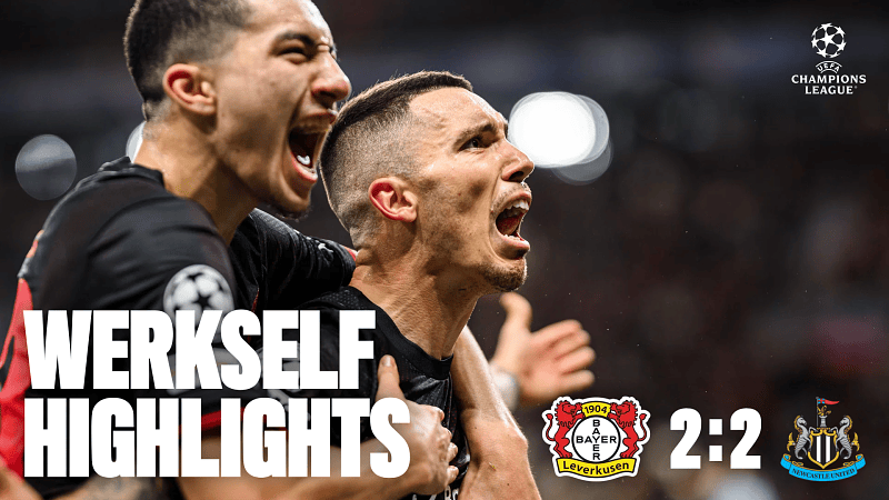 Werkself erkämpft sich Unentschieden gegen Newcastle | 6. Spieltag UCL