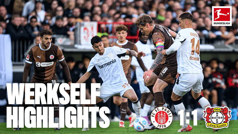 Werkself miss out on away win at St. Pauli | 30th matchday