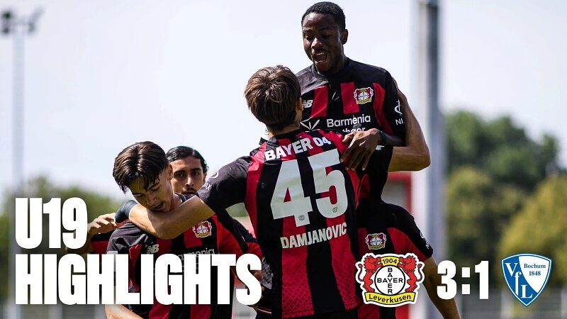 U19 schlägt VfL Bochum 1848 dank Damjanovic-Doppelpack | 1. Spieltag