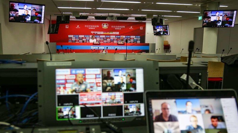 Die Pressekonferenz vor dem Spiel in Gladbach