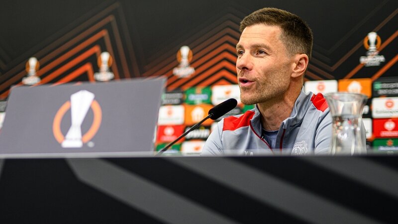 Die PK mit Xabi Alonso im Rahmen des UEFA Media Open Days