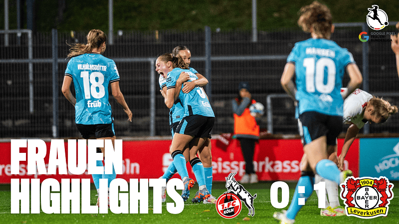 Bayer 04-Frauen feiern Derbysieg in Köln | 5. Spieltag