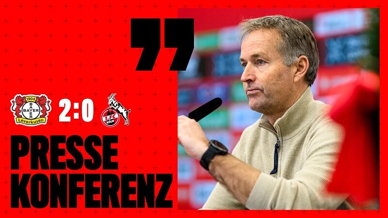 Die PK mit Hjulmand und Kwasniok nach dem 2:0-Sieg | 14. Spieltag