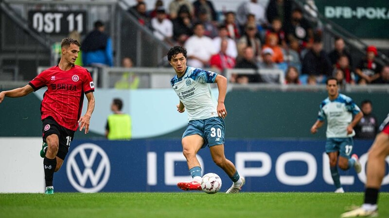 Werkself zieht nach 4:0 in Wiesbaden in 2. Runde ein | 1. Runde DFB-Pokal