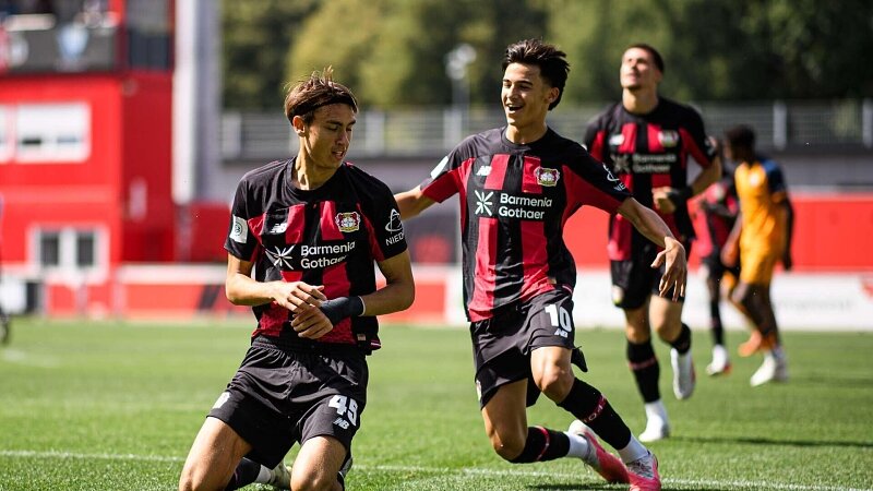 U19 schlägt Aachen dank Minutillo-Doppelpack und Damjanovic-Kopfballtor