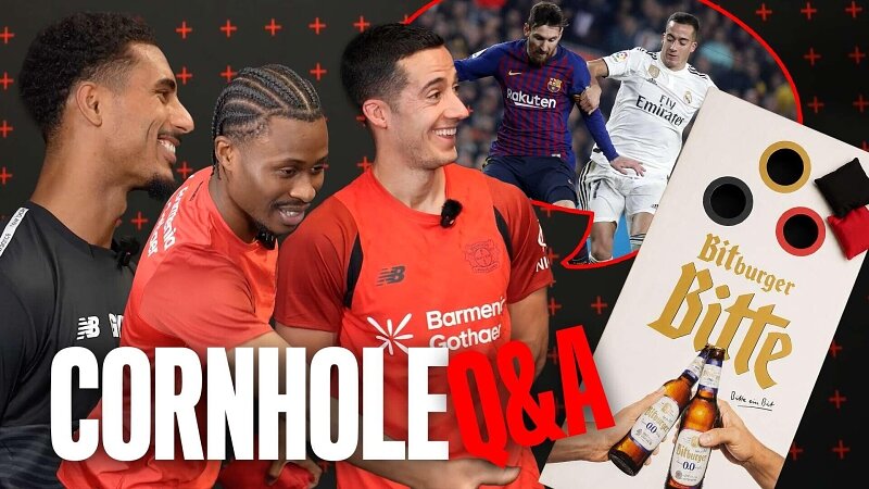 Messi war Lucas Vázquez’ härtester Gegner! 😮🐐 | Bitburger Cornhole Q&A