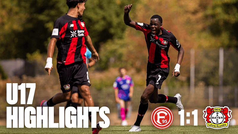Unentschieden gegen Düsseldorf – U17 mit zweiten Remis im zweiten Spiel | Highlights
