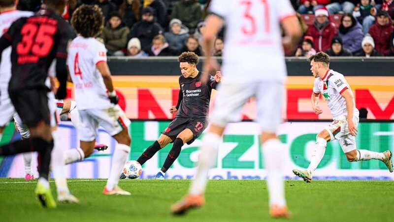 Bemühte Werkself bleibt unbelohnt gegen disziplinierten FCA | 13. Spieltag
