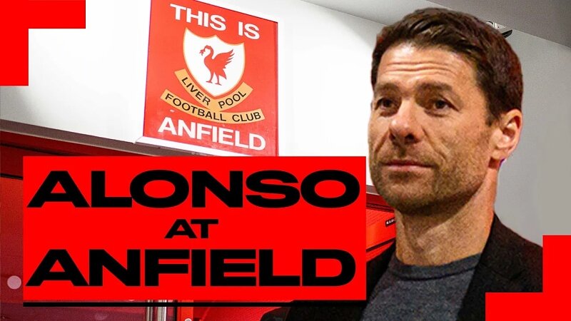 Mit Xabi Alonso zurück an die Anfield Road: Wie Liverpool den Bayer 04-Trainer empfing