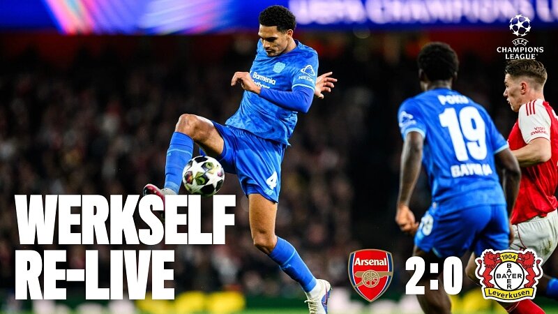 Re-Live | FC Arsenal - Bayer 04 Leverkusen | UCL Achtelfinal-Rückspiel
