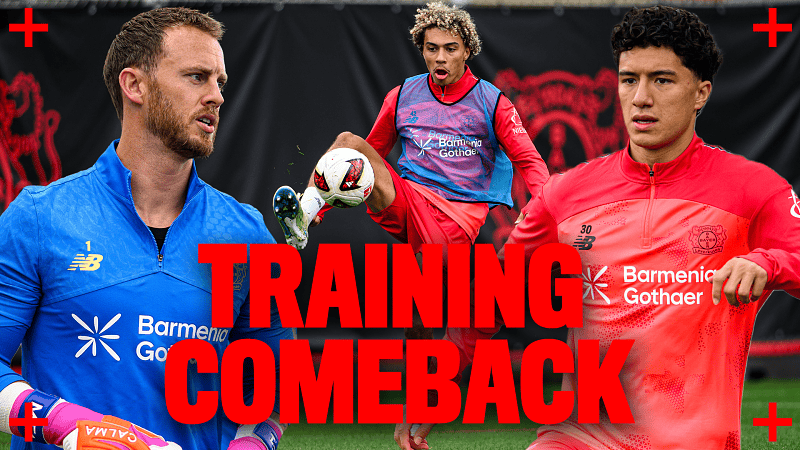 Maza, Flekken, Culbreath & Alajbegovic: Zurück auf dem Trainingsplatz bei Bayer 04