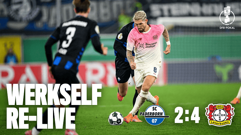 Re-Live | SC Paderborn 07 - Bayer 04 | 2. Runde DFB-Pokal