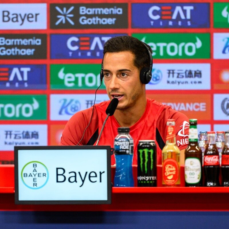 Die Medienrunde mit Lucas Vázquez