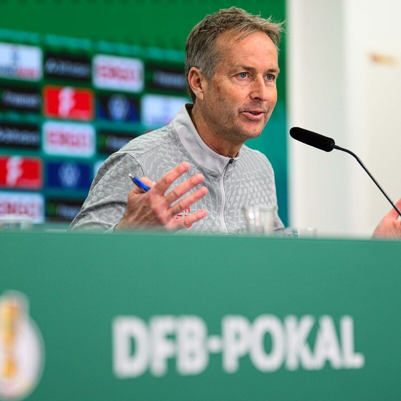 Die PK vor dem Pokal-Halbfinale gegen den FC Bayern | Halbfinale DFB-Pokal